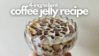 The Easiest Coffee Jelly Ever! (Only 4 Ingredients!)
