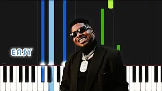 Skiibii - Baddest Boy ft. Davido | EASY PIANO TUTORIAL by Synthly