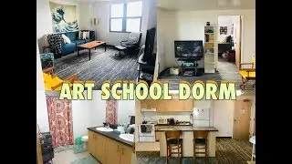 HUGE ART SCHOOL DORM TOUR! (possibly the worst room tour ever)