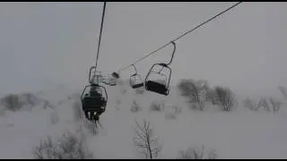 Italy - Skiers Stranded on Chair Lift Survive Strong Winds