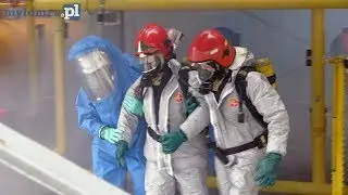 Wyciek amoniaku w OSM Piątnica! Na szczęście to tylko ćwiczenia