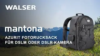 Mantona Azurit Kamerarucksack DSLR/DSLM schwarz &ndash; Fotorucksack f&uuml;r Kamera, Objektive & Zubeh&ouml;r