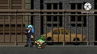 Kasumi miwa vs koemon/monmon (jujutsu kaisen vs digimon sprite animation)