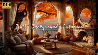 Autumn Leaves Jazz Lounge 🌙 Gentle Background Ambience for Calm Nights, Focus & Serenity
