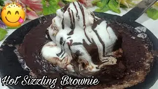 Brownie Sizzler I Sizzling Brownie I ब्राउनी सिज़लर  |Eggless No Oven Sizzling Brownie | 