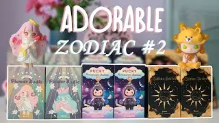 Adorable Zodiac #2 Blind Box Unboxing (Dimoo Zodiac, Pucky Horoscope Babies & Cora Flower Zodiac)