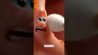 &ldquo;Terrified Inner Ear vs Q-Tip &ndash; Pixar Style 3D Animation #youtube