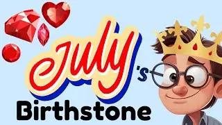 Unlock the Secret of July's Birthstone! 💎 The Ruby Adventure for Kids!