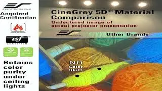 Elite Screen Evanesce CineGrey 5D Review | Electric Motorized CLR/ALR ISF Certified Projector Screen