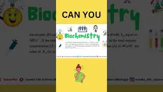 Biochemistry Enzyme kinetics  Numerical GATE Biotech #gatebiotechnology #gatelifescience #csirnet