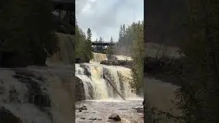 gooseberry Falls 🏞️ #nature #waterfall#lakesuperior#Minnesota#Duluth#lake#Tour#Summercamping#