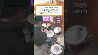 Drum Groove | 16th Note | Hi-Hat #drums #dumming #drumlessons