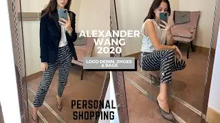 Alexander Wang 2020 - LOGO DENIM, shoes and bags