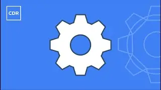 how to create a gear icon in Coreldraw