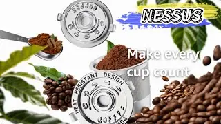 NESSUS K Cup Reusable Coffee Pods for Keurig 1.0, Stainless steel Reusable K Cups