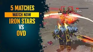 💪 Iron Stars vs OVD Clan Squad Battle: War Robots WR