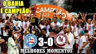 Bahia 3 x 0 Jacuipense - Melhores Momentos Campeonato Baiano 2023