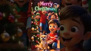 !Merry Christmas! ● 9 #cute #cartoon #merrychristmas #doggy #newyear #animation #fan #joy