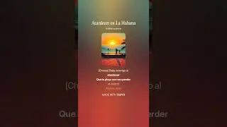 Atardecer en la Habana #afrohouse #latinmusic 