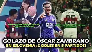 GOLAZO DE ÓSCAR ZAMBRANO EN ESLOVENIA 🔥 | PLATA PERDIÓ LA SUPERCOPA 😞 | JEREMY ARÉVALO LA PASA MAL