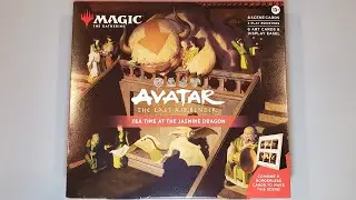 Magic: The Gathering Avatar The Last Airbender Scene Box Tea Time At The Jasmine Dragon Opening