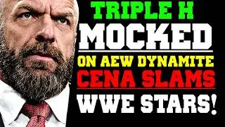 WWE News! Triple H Mocked on AEW Dynamite! MJF Takes Digs At WWE Stars! John Cena Slams WWE Stars!