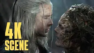 Geralt VS Rusalka Swamp Fight   The Witcher Season 4