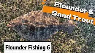 Flounder fishing 6: keeper flounder and sand trout