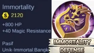 Mobile Legends: Immortality Defense Equipment
