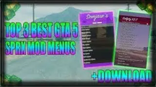 [PS3/GTA 5] Top 3 BEST MOD MENUS (SPRX) + Downloads