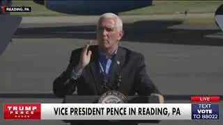 Vice President Pence:  In the last five months, we've seen 11.4 million Americans go back to work