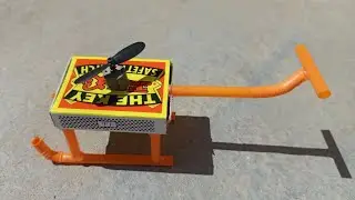 How To Make a Helicopter With Matchbox | Diy Simple helicopter homemade