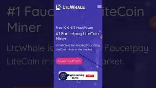 Free Litecoin mining Tamil | no minimum withdrawal | live withdrawal proof | #CRYPTOEARNINGTAMIL