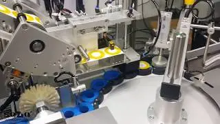 PTFE Tape Labelling Machine | Rotary Tamp System Labelling Machine | Solo Labeller Technology