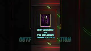 BEST 👑 OUTFIT COMBINATION 🗿 FOR 💯 FFWS 2025 ( BOTTOM ) ( FREESTYLE PLAYER'S )💥 FREE FIRE 🔥