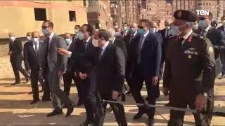 السيسي يتفقد مشروع تطوير عزبة الهجانة.. والأهالي:  بالهتافات والزغاريد «بنحبك يا ريس»