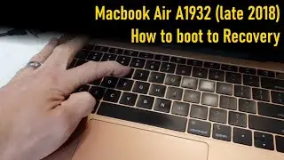 Macbook Air A1932 (Late 2018) How to boot to recovery