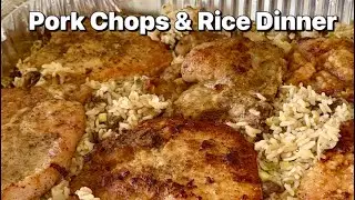 How To Make Baked Pork Chops With Rice For Dinner