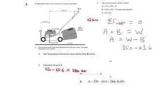 MOMENTS QUESTIONS RUN THROUGH - A LEVEL PHYSICS