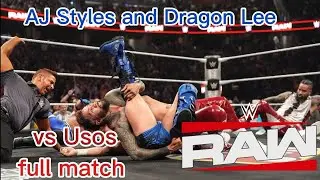 AJ Styles and Dragon Lee vs Usos full match |WWE Raw highlights 30/12/2025