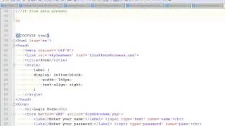 Data Validation in PHP  - Create Feedback for Users