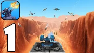 Air Defense: Airplane Shooting - Gameplay Part 1 Menembak Pesawat Dan Tank (Android,iOS)