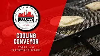 Cooling Conveyor for Fresh Flatbread & Tortillas | BE&SCO Manufacturing