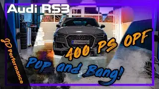 Audi RS3 OPF Klang: Pop and Bang Deaktvierte Schubabschaltung I Soundcheck I JD Performance