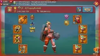 Lords mobile - F2P rally trap defending 4 rallies, leaderless rally trap in fury will I survive?