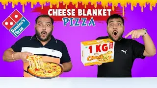 DOMINO'S CHEESE BLANKET PIZZA CHALLENGE | Pizza Challenge | Cheese Burst Pizza | Viwa Food World