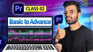 Complete Interface Guide – Adobe Premiere Pro Full Course | Class 02 – Urdu/Hindi