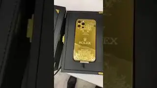 I Phone 12 pro  Max ||  Rolex 24k gold plated|| #shorts #viral #nature