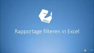 Rapportage filteren in Excel