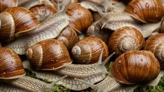 The Great Night Feast: Snail Hunts for Dinner in a Backyard Macro View